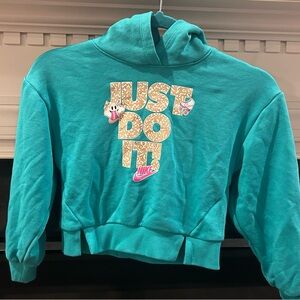 Nike Turquoise Just Do It Hoodie